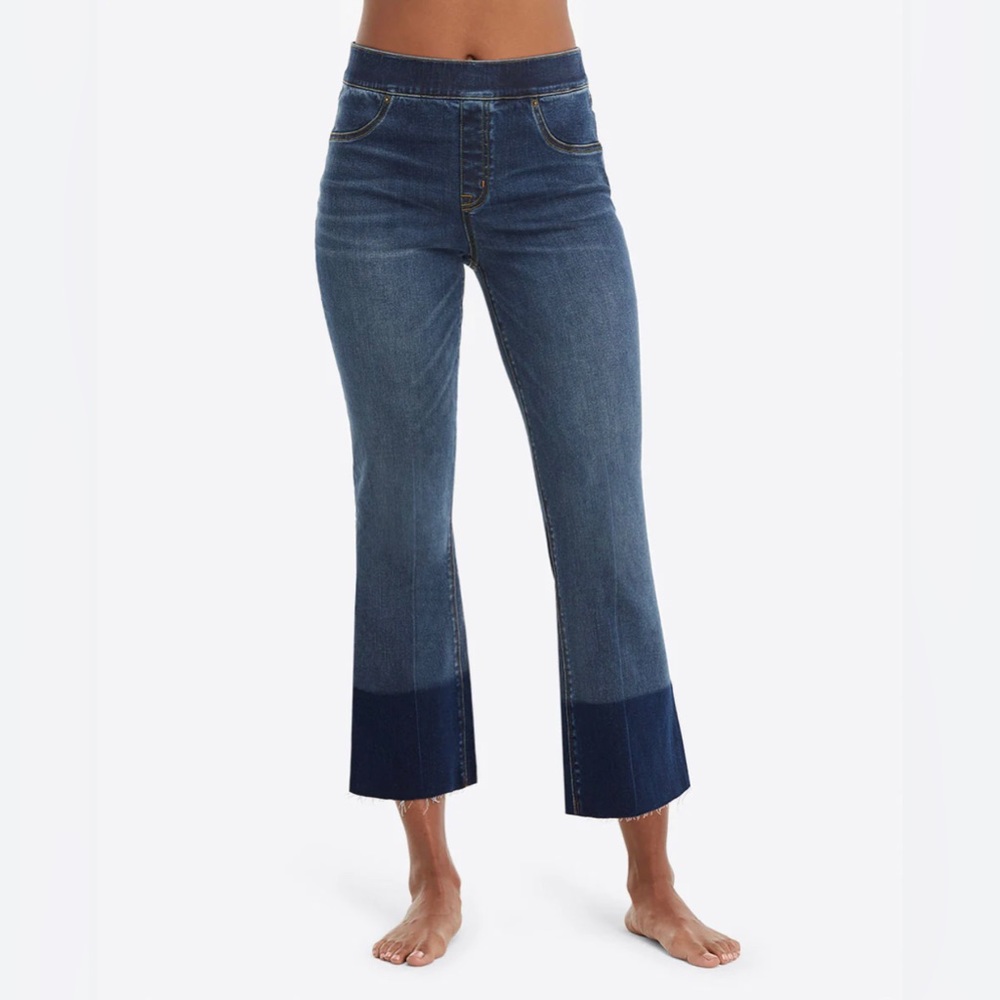 SPANX Cropped Flare Jeans XL